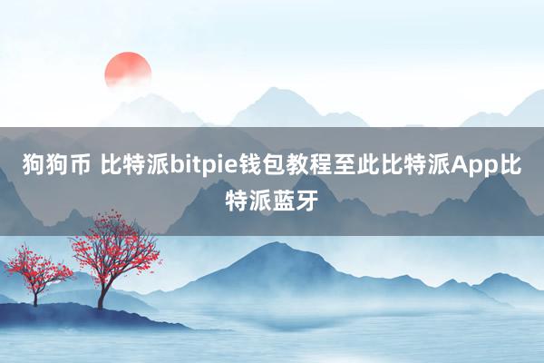 狗狗币 比特派bitpie钱包教程至此比特派App比特派蓝牙