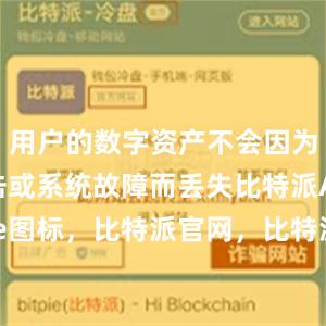 用户的数字资产不会因为黑客攻击或系统故障而丢失比特派Appbitpie图标，比特派官网，比特派钱包，比特派下载