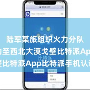 陆军某旅组织火力分队千里机动至西北大漠戈壁比特派App比特派手机认证