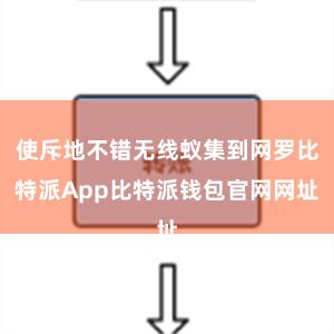 使斥地不错无线蚁集到网罗比特派App比特派钱包官网网址